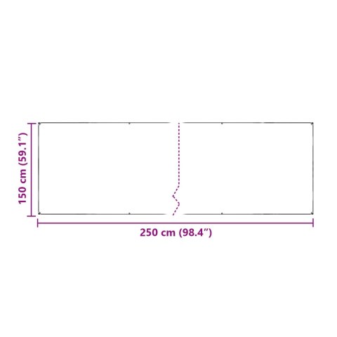 OSŁONA NA ROŚLINY PRZEZROCZYSTY 2,5X1,5 M PE