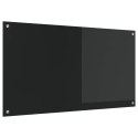 PANEL KUCHENNY CZARNY 110X60CM SZKŁO HARTOWANE