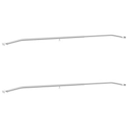 UCHWYT NA PLANDEKĘ DO PRZYCZEP 2 SZT. SREBRNY 130-210CM