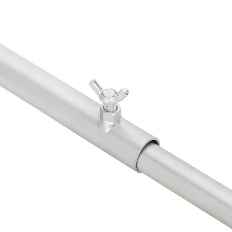 UCHWYT NA PLANDEKĘ DO PRZYCZEP 3 PCS SREBRNY 130-210CM