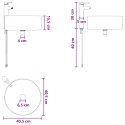 ZESTAW MEBLI ŁAZIENKOWYCH 2 PCS DĄB SONOMA DREWNO INŻYNIERYJNE