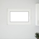 Okno piwniczne RISOR 90 x 70 cm PVC i szkło Biały