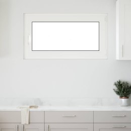 OKNO PIWNICZNE RISOR 110X70CM PVC I SZKŁO BIAŁY