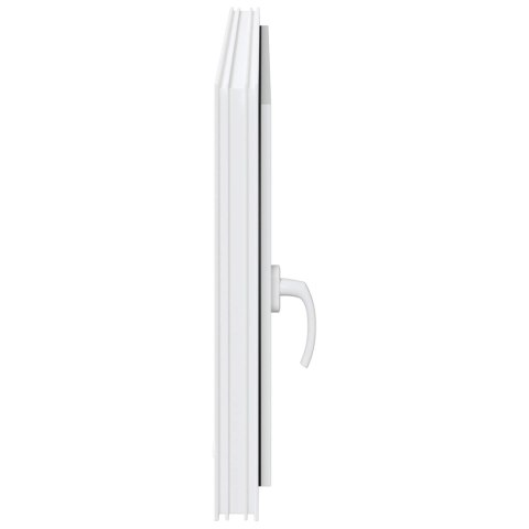 OKNO PIWNICZNE RISOR 110X70CM PVC I SZKŁO BIAŁY