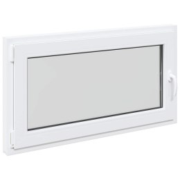 OKNO PIWNICZNE RISOR 110X70CM PVC I SZKŁO BIAŁY