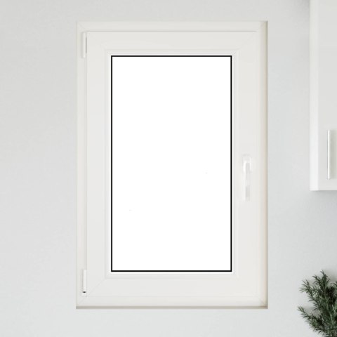 OKNO PIWNICZNE RISOR 60X100CM PVC I SZKŁO BIAŁY