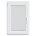 OKNO PIWNICZNE RISOR 60X100CM PVC I SZKŁO BIAŁY