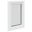 OKNO PIWNICZNE RISOR 60X100CM PVC I SZKŁO BIAŁY