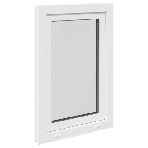 OKNO PIWNICZNE RISOR 60X100CM PVC I SZKŁO BIAŁY