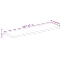 BLAT STOŁU 110X60X2,5CM PROSTOKĄTNY LITE DREWNO AKACJOWE