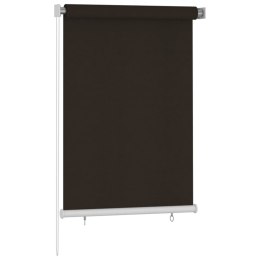 ROLETA ZEWNĘTRZNA 100X140CM BRĄZOWA HDPE