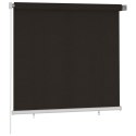 VidaXL Roleta zewnętrzna, 160x140 cm, brązowa, HDPE