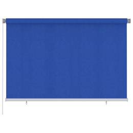 VidaXL Roleta zewnętrzna, 220x140 cm, niebieska, HDPE