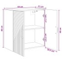 VidaXL Szafka ścienna Biały 59 x 31 x 60 cm Drewno inżynieryjne