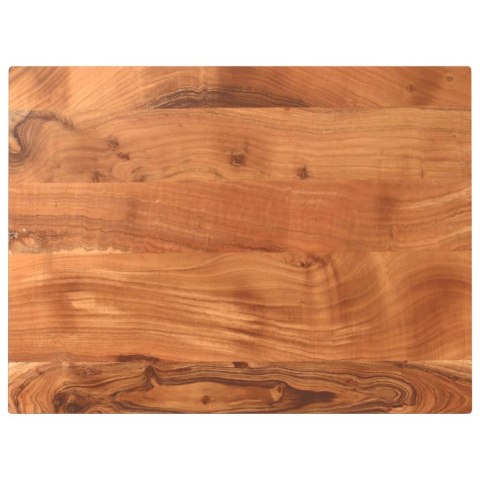 BLAT STOŁU 80X60X2,5CM PROSTOKĄTNY LITE DREWNO AKACJOWE