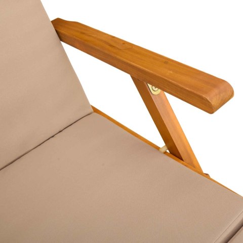 LEŻAK Z FUNKCJĄ POCHYLANIA I SKŁADANIA 2 PCS 55X146X91CM