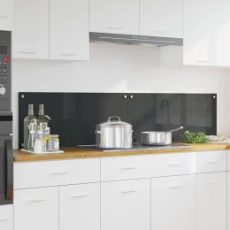 PANEL KUCHENNY 2 PCS CIEMNOSZARY 90X40CM SZKŁO HARTOWANE