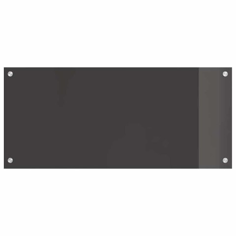 PANEL KUCHENNY 2 PCS CIEMNOSZARY 90X40CM SZKŁO HARTOWANE