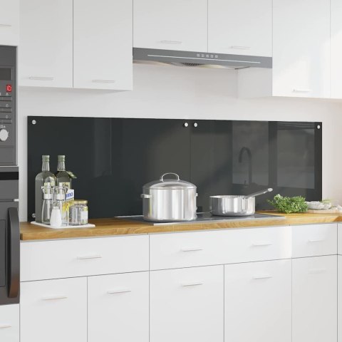 PANEL KUCHENNY 2 PCS CIEMNOSZARY 90X50CM SZKŁO HARTOWANE
