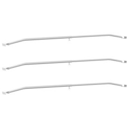 UCHWYT NA PLANDEKĘ DO PRZYCZEP 3 SZT. SREBRNY 100-145CM