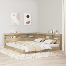 VidaXL Zagłówek do przechowywania z półką Dąb Sonoma 180 cm