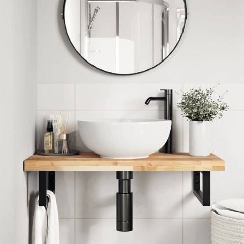 BLAT DO STOŁU 60X40X4CM PROSTOKĄTNY LITE DREWNO AKACJOWE