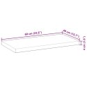 BLAT DO STOŁU 60X40X4CM PROSTOKĄTNY LITE DREWNO AKACJOWE