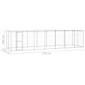 KOJEC ZEWNĘTRZNY DLA PSA STAL GALWANIZOWANA 16,94 M²
