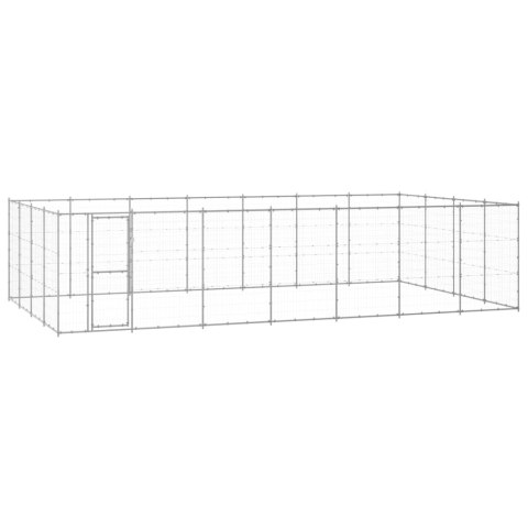 KOJEC ZEWNĘTRZNY DLA PSA STAL GALWANIZOWANA 33,88 M²
