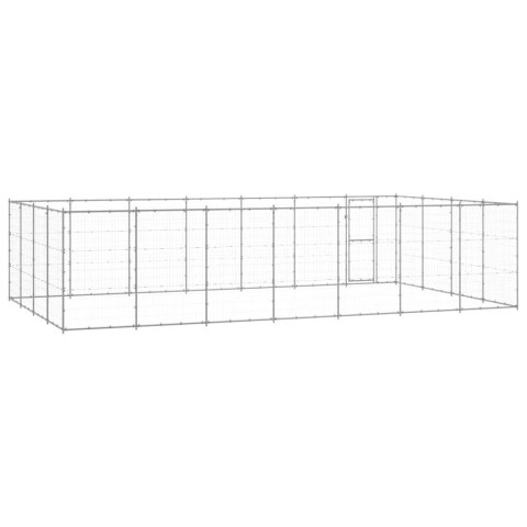 KOJEC ZEWNĘTRZNY DLA PSA STAL GALWANIZOWANA 33,88 M²