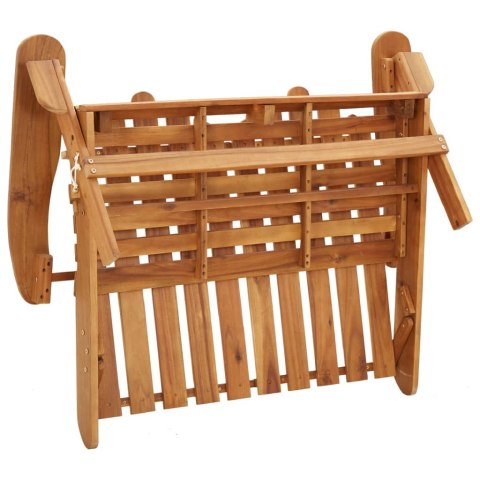 ŁAWKA OGRODOWA ADIRONDACK 126CM LITE DREWNO AKACJOWE