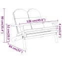 ŁAWKA OGRODOWA ADIRONDACK Z PODUSZKAMI 126CM DREWNO AKACJOWE
