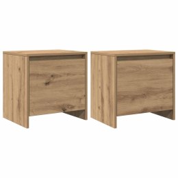 VidaXL Szafka Nocna Dąb rzemieślniczy 45 x 34 x 44,5 cm