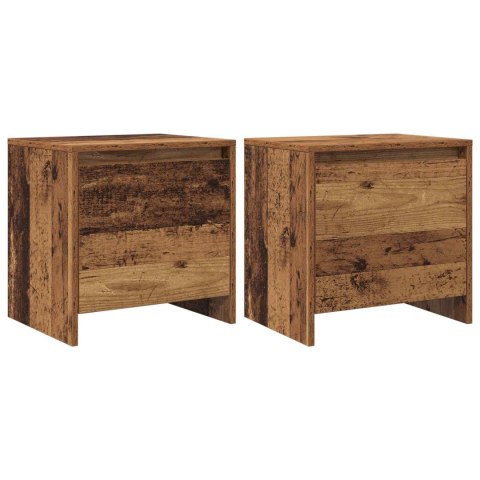 SZAFKA NOCNA STARE DREWNO 45X34X44,5CM
