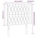 ZAGŁÓWEK DO ŁÓŻKA Z LED RÓŻOWY 103X16X118/128CM AKSAMIT