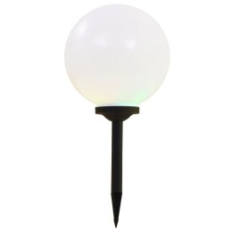 KULISTE LAMPY SOLARNE NA ZEWNĄTRZ 2 SZT. LED 30CM RGB