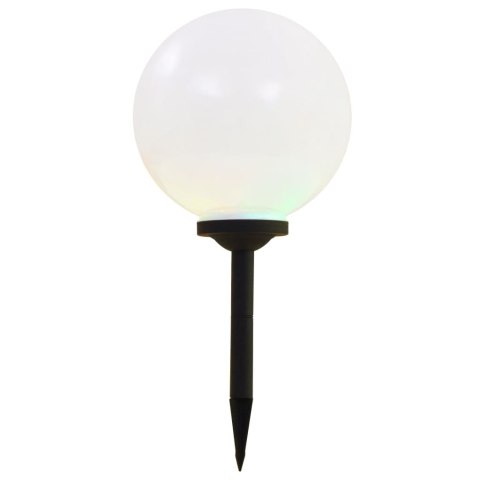 KULISTE LAMPY SOLARNE NA ZEWNĄTRZ 2 SZT. LED 30CM RGB