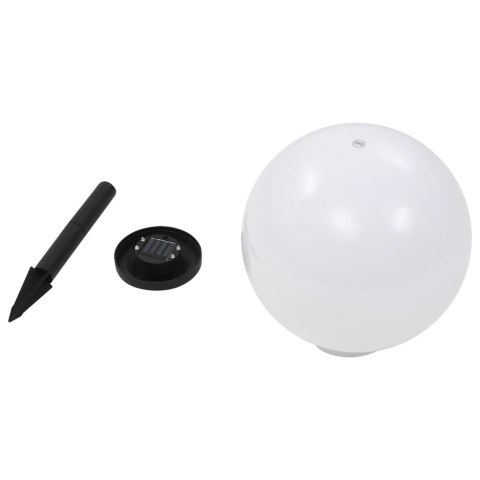 KULISTE LAMPY SOLARNE NA ZEWNĄTRZ 2 SZT. LED 30CM RGB