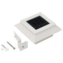 KWADRATOWE LAMPY SOLARNE NA ZEWNĄTRZ 6 SZT. LED 12CM BIAŁE