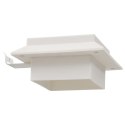 KWADRATOWE LAMPY SOLARNE NA ZEWNĄTRZ 6 SZT. LED 12CM BIAŁE