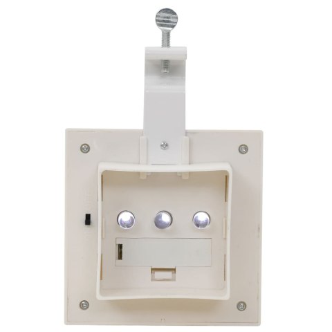 KWADRATOWE LAMPY SOLARNE NA ZEWNĄTRZ 6 SZT. LED 12CM BIAŁE