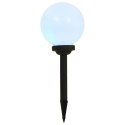 LAMPY SOLARNE DO OGRODU 6 SZT. LED KULISTE 20CM RGB