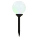 LAMPY SOLARNE DO OGRODU 6 SZT. LED KULISTE 20CM RGB