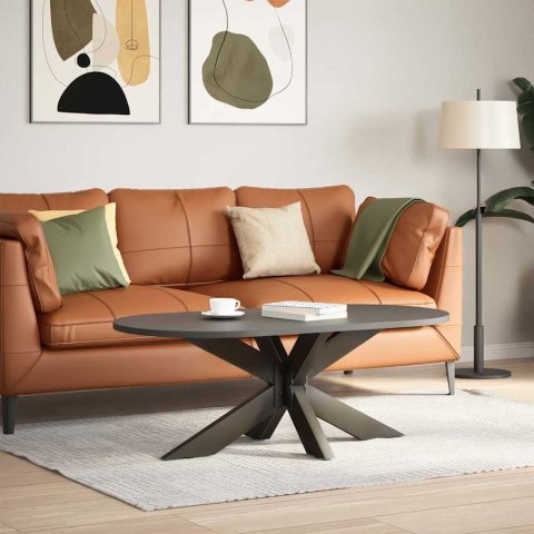 NOGA STOLIKA KAWOWEGO PAJĄK KSZTAŁT CZARNY 98X58X(42-43)CM STAL