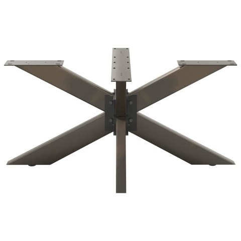 NOGA STOLIKA KAWOWEGO PAJĄK KSZTAŁT CZARNY 98X58X(42-43)CM STAL