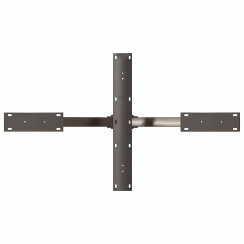 NOGA STOLIKA KAWOWEGO PAJĄK KSZTAŁT CZARNY 98X58X(42-43)CM STAL