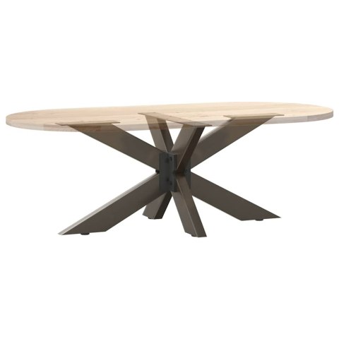 NOGA STOLIKA KAWOWEGO PAJĄK KSZTAŁT CZARNY 98X58X(42-43)CM STAL