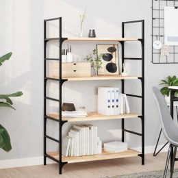 VidaXL Półki ścienne, 3 szt., 100x40x2 cm, surowe lite drewno akacjowe