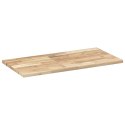 PÓŁKI ŚCIENNE 3 SZT. 100X40X2CM SUROWE LITE DREWNO AKACJOWE