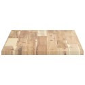 PÓŁKI ŚCIENNE 3 SZT. 100X40X2CM SUROWE LITE DREWNO AKACJOWE
